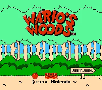 Wario's Woods (Europe) screen shot title